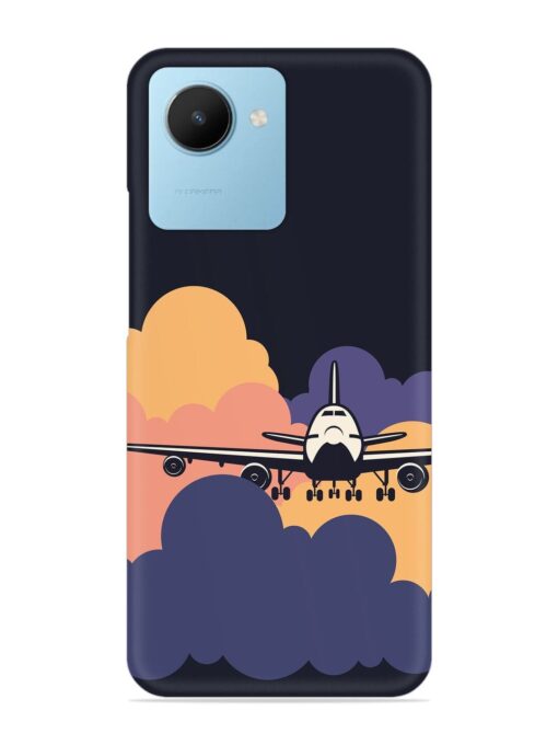 Aeroplane vector Snap Case for Realme C30S Zapvi