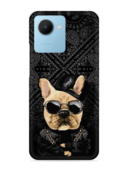 Gangsta Cool Sunglasses Dog Snap Case for Realme C30S