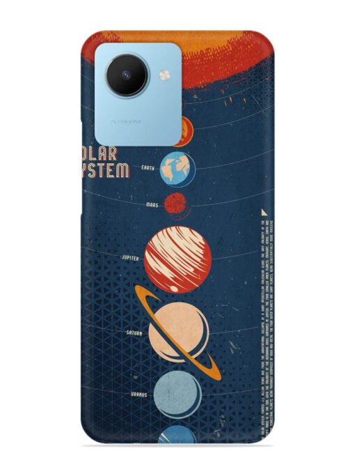 Solar System Vector Snap Case for Realme C30S Zapvi