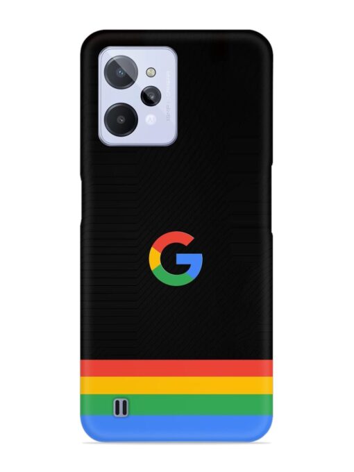 Google Logo Art Snap Case for Realme C31 Zapvi