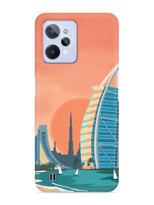 Dubai Architectural Scenery Snap Case for Realme C31 Zapvi