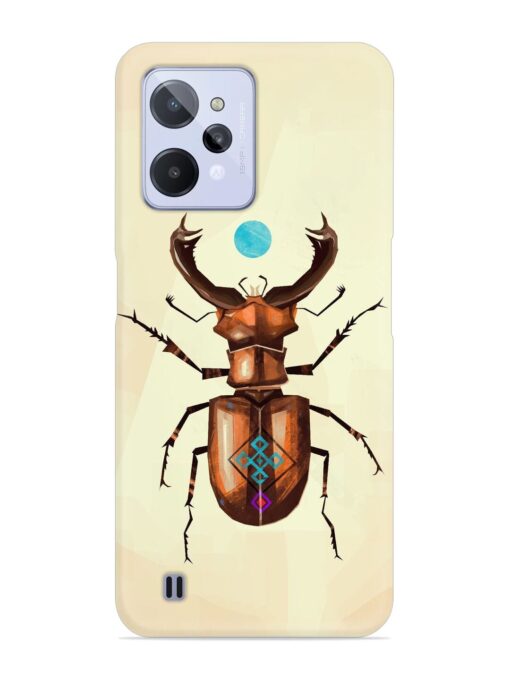 Stag Beetle Vector Snap Case for Realme C31