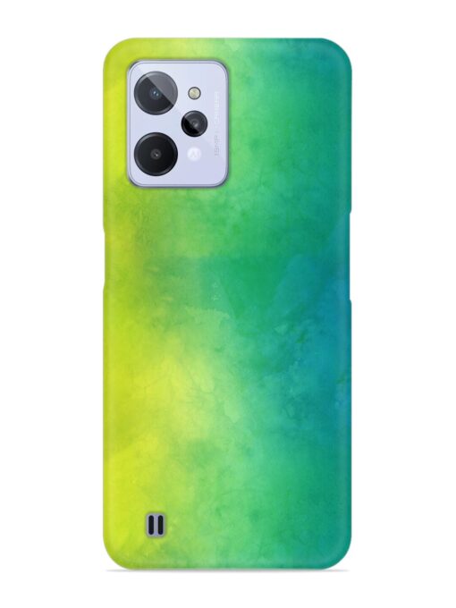 Yellow Green Gradient Snap Case for Realme C31