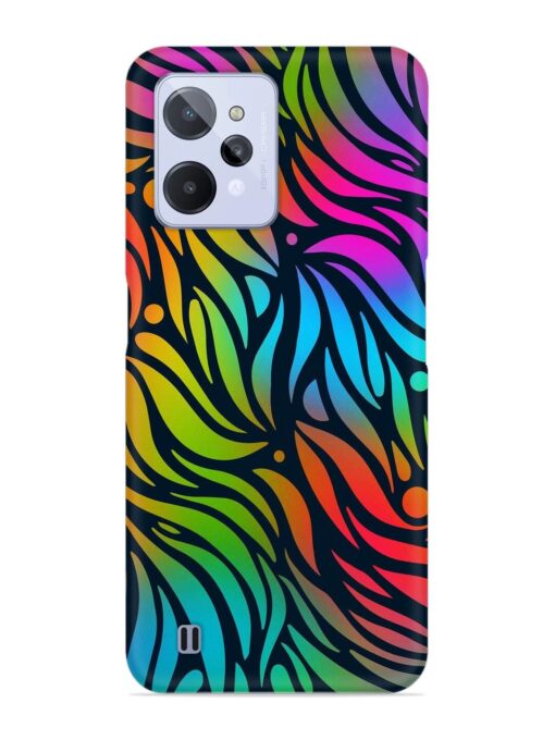 Abstract Leaf Design Snap Case for Realme C31 Zapvi