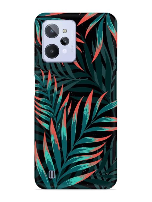 Green Leaf Art Snap Case for Realme C31