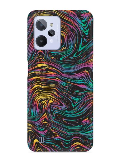 Abstract Liquid Colors Snap Case for Realme C31