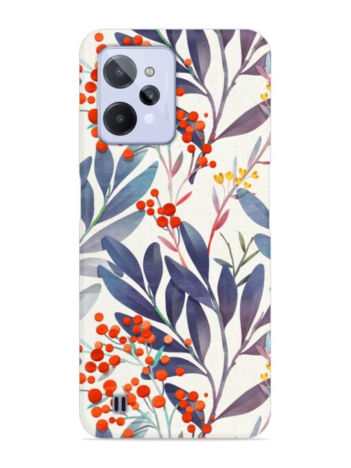 Seamless Floral Pattern Snap Case for Realme C31 Zapvi