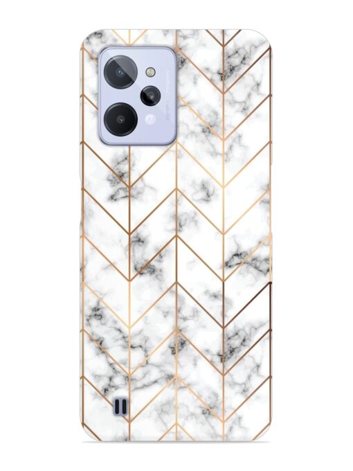 Vector Marble Texture Snap Case for Realme C31 Zapvi