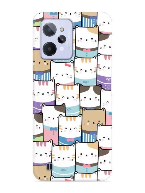 Cute Adorable Cat Snap Case for Realme C31