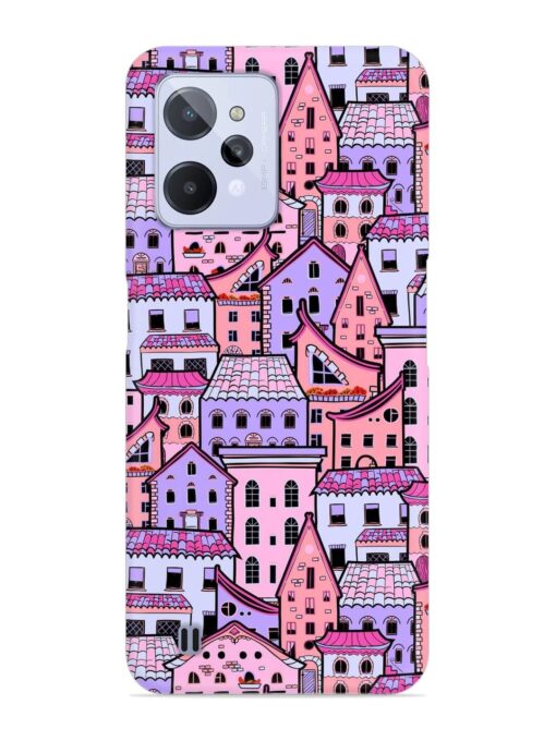 Seamless Pattern Houses Snap Case for Realme C31 Zapvi