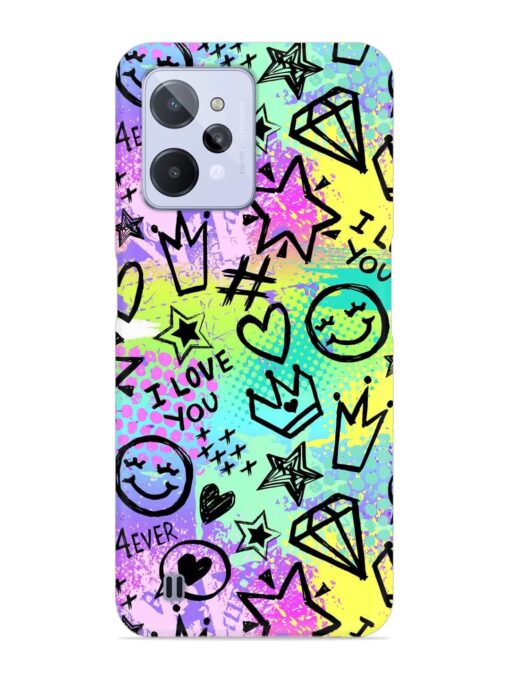 Bright Seamless Pattern Snap Case for Realme C31 Zapvi