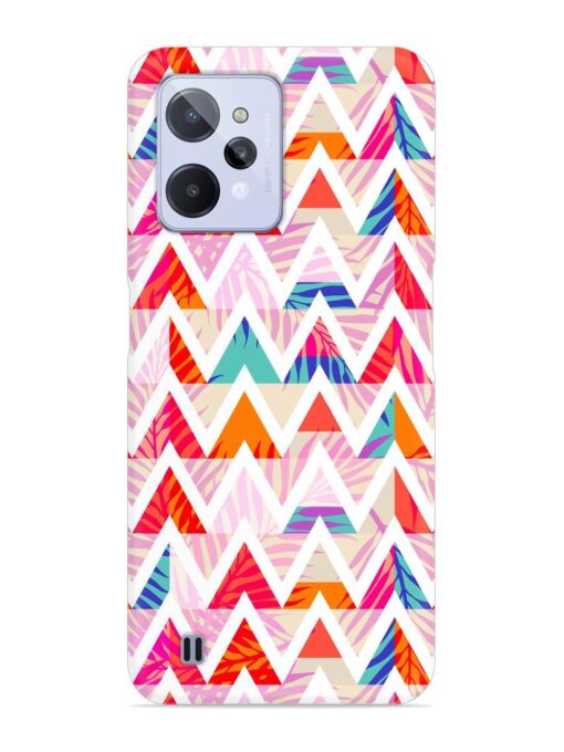 Abstract Triangle Background Snap Case for Realme C31 Zapvi