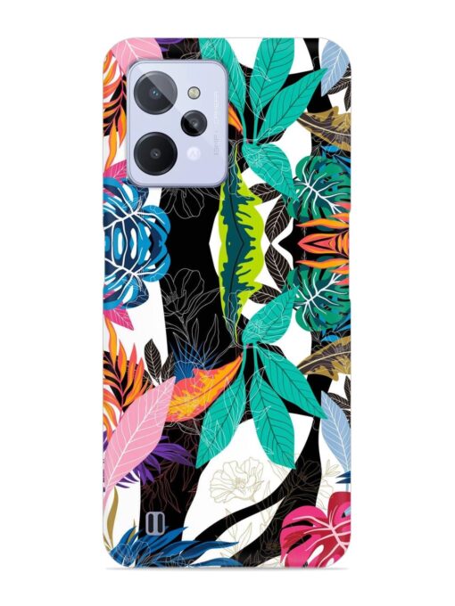 Floral Pattern Bright Snap Case for Realme C31 Zapvi