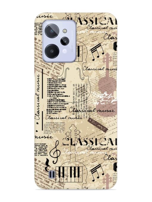 Classical Music Lpattern Snap Case for Realme C31 Zapvi