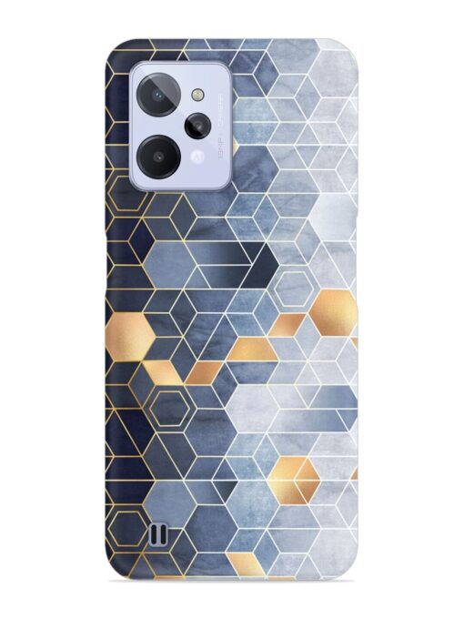 Geometric Abstraction Hexagons Snap Case for Realme C31