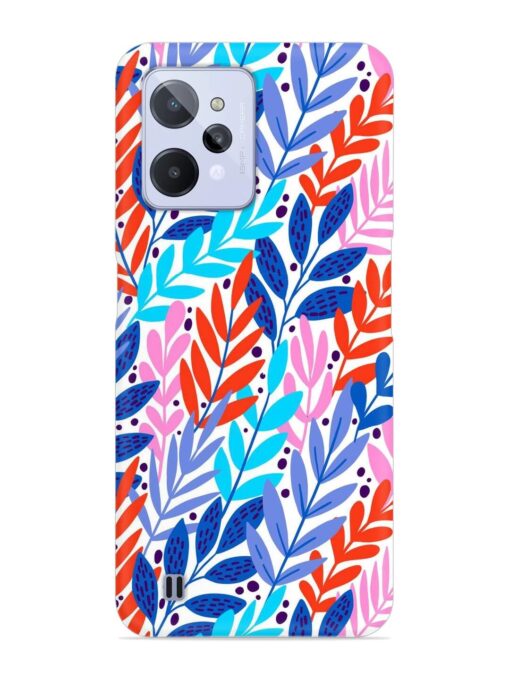 Bright Floral Tropical Snap Case for Realme C31 Zapvi