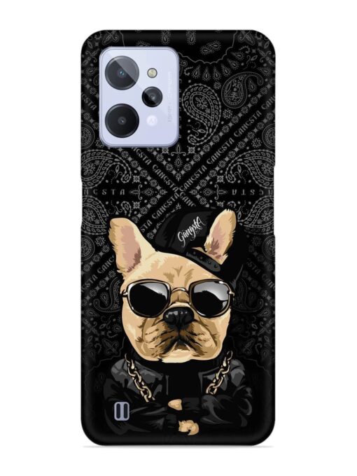 Gangsta Cool Sunglasses Dog Snap Case for Realme C31 Zapvi