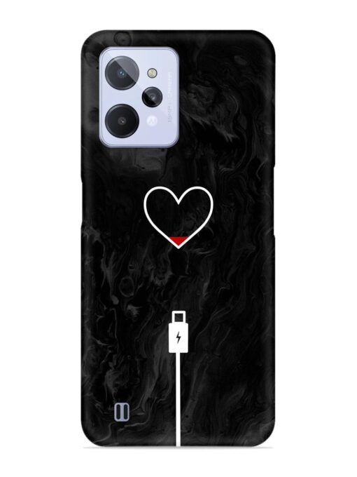 Heart Charging Vector Snap Case for Realme C31 Zapvi