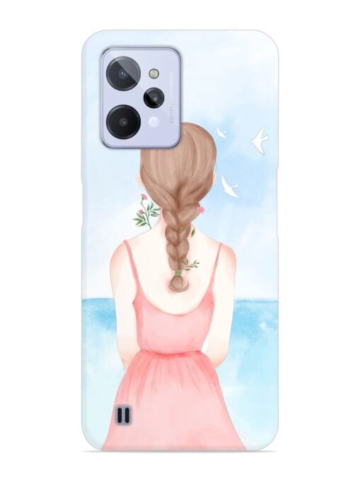 Watercolor Girl Vector Snap Case for Realme C31