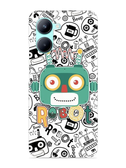 Robot Modern Seamless Pattern Snap Case for Realme C33