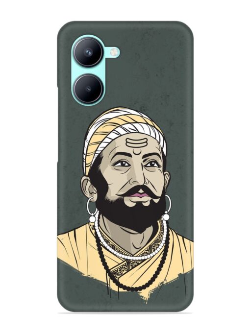 Shivaji Maharaj Vector Art Snap Case for Realme C33