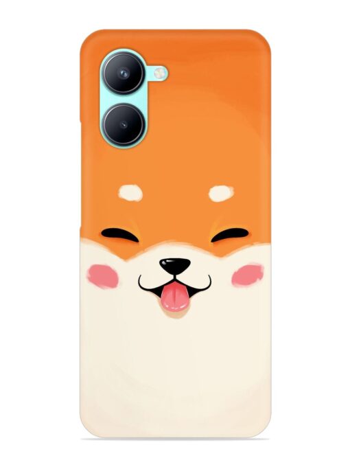 Cute Dog Face Vector Snap Case for Realme C33 Zapvi