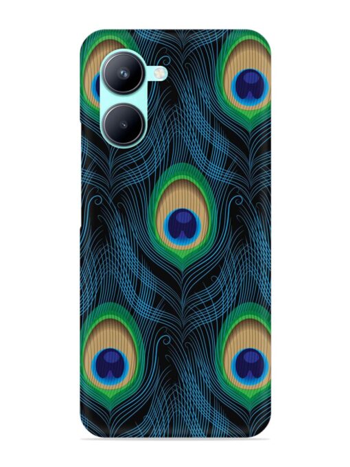 Seamless Pattern Peacock Snap Case for Realme C33