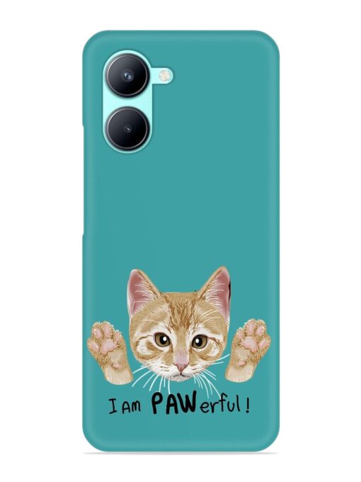 Typography Slogan Cat Snap Case for Realme C33