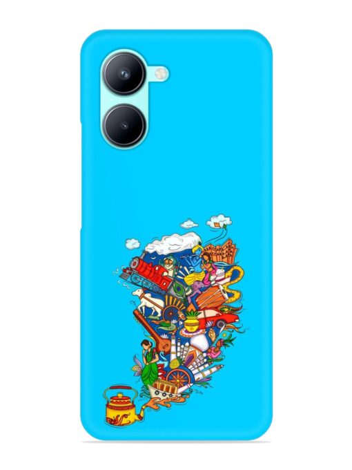 Vector Design Indian Snap Case for Realme C33 Zapvi