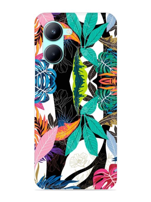 Floral Pattern Bright Snap Case for Realme C33