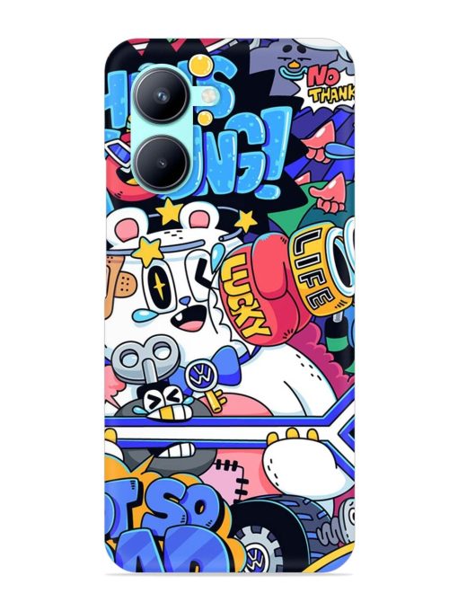 Universal Doodle Snap Case for Realme C33