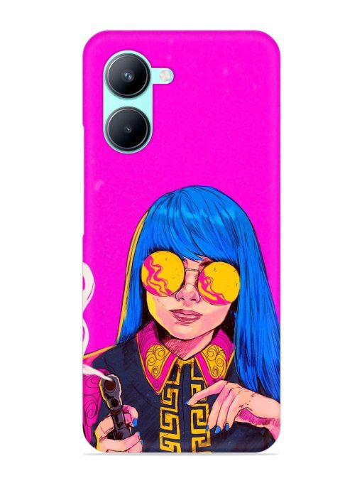 Aesthetic Anime Girl Snap Case for Realme C33 Zapvi