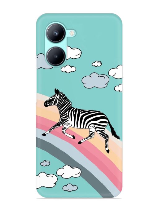 Running Zebra Snap Case for Realme C33 Zapvi