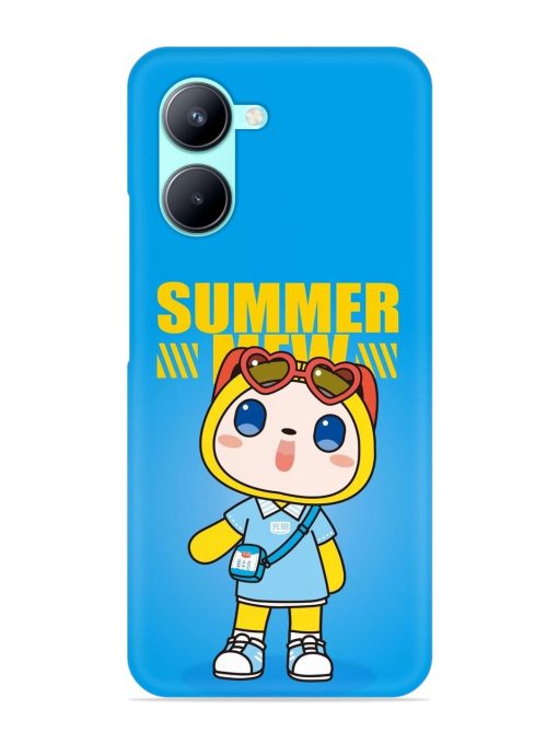 Summer Mew Cartoon Snap Case for Realme C33 Zapvi