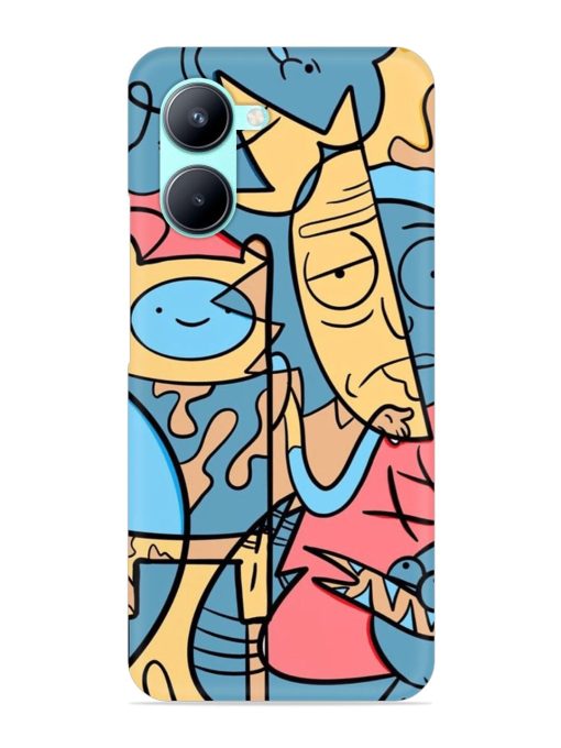 Silly Face Doodle Snap Case for Realme C33