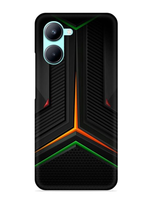 Orange Triangle Light Snap Case for Realme C33 (2023) Zapvi