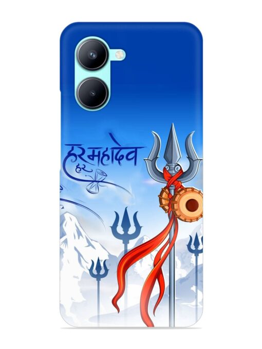 Har Har Mahadev Trishul Snap Case for Realme C33 (2023) Zapvi