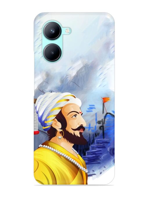 Shivaji Maharaj Color Paint Art Snap Case for Realme C33 (2023) Zapvi