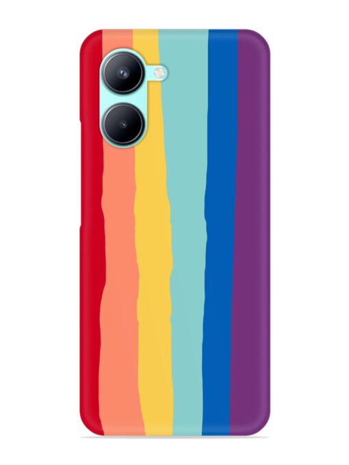 Rainbow Genuine Liquid Snap Case for Realme C33 (2023) Zapvi