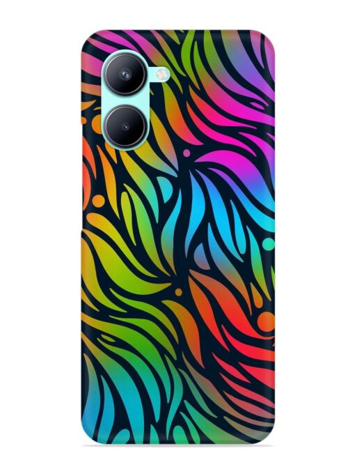 Abstract Leaf Design Snap Case for Realme C33 (2023) Zapvi