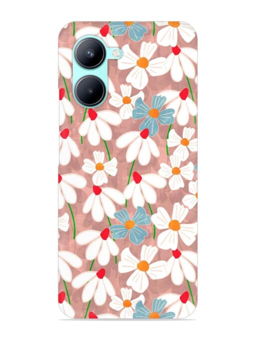 Abstract Petal Flowers Snap Case for Realme C33 (2023)