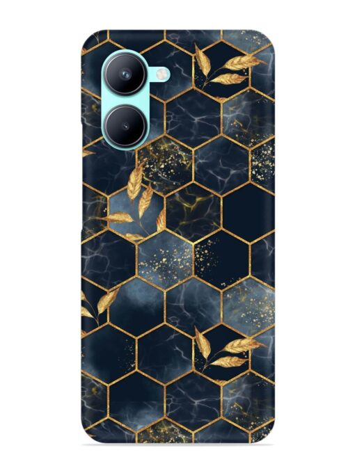 Marble Hexagon Seamless Snap Case for Realme C33 (2023) Zapvi