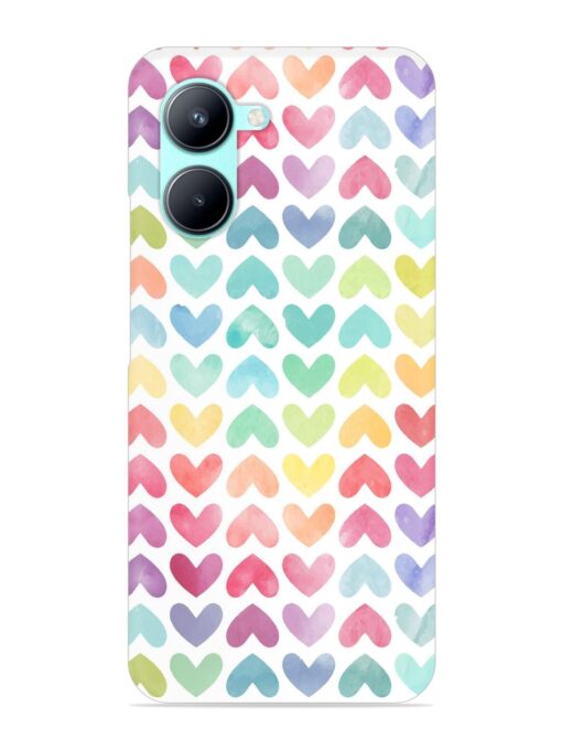 Seamless Colorful Watercolor Snap Case for Realme C33 (2023) Zapvi