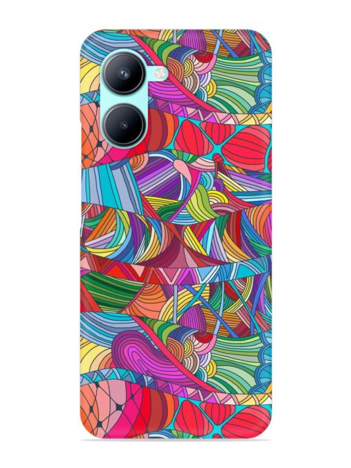 Seamless Patterns Hand Drawn Snap Case for Realme C33 (2023) Zapvi