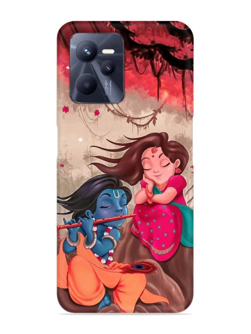 Radhe Krishna Water Art Snap Case for Realme C35