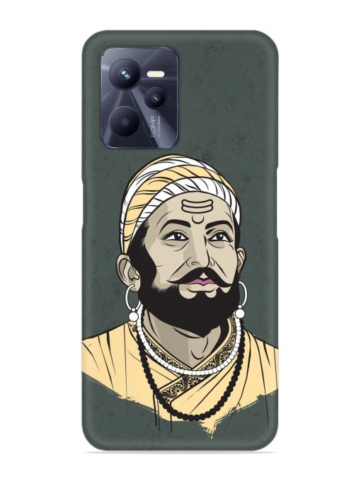 Shivaji Maharaj Vector Art Snap Case for Realme C35 Zapvi