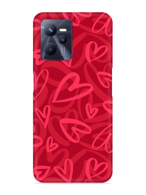 Seamless Romantic Pattern Snap Case for Realme C35