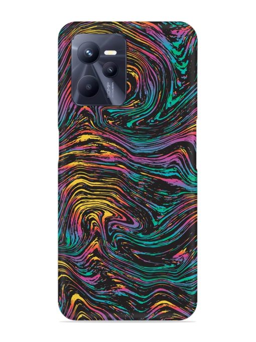 Abstract Liquid Colors Snap Case for Realme C35