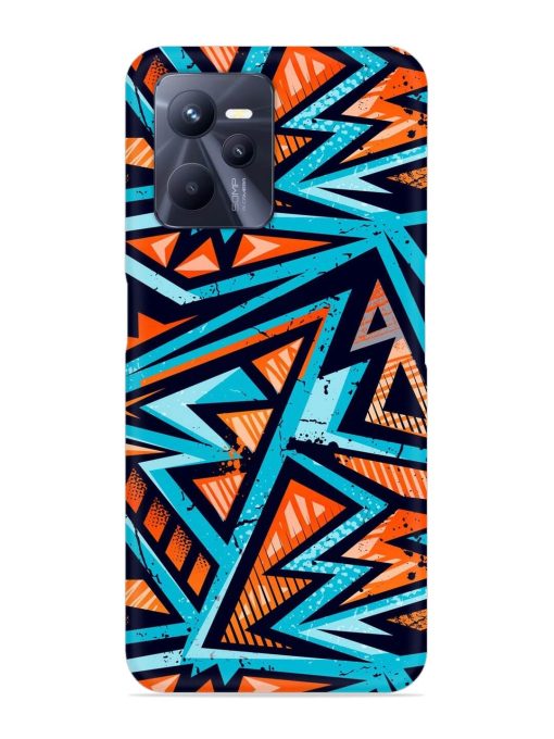 Abstract Seamless Grunge Snap Case for Realme C35 Zapvi