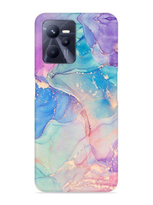 Alcohol Ink Colors Snap Case for Realme C35 Zapvi